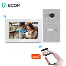 2020 smart ip visual video citofono deurbel timbre tuya intercomunicador kit de teléfono de la puerta sistema de apertura de la puerta del edificio